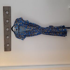 Boston Proper Andrea Behar  Wrap Dress SZ 14